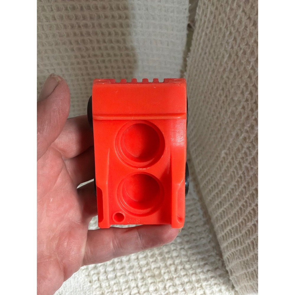Vintage Unisex Fisher Price Little People 2 Seater Toy Car OS Red